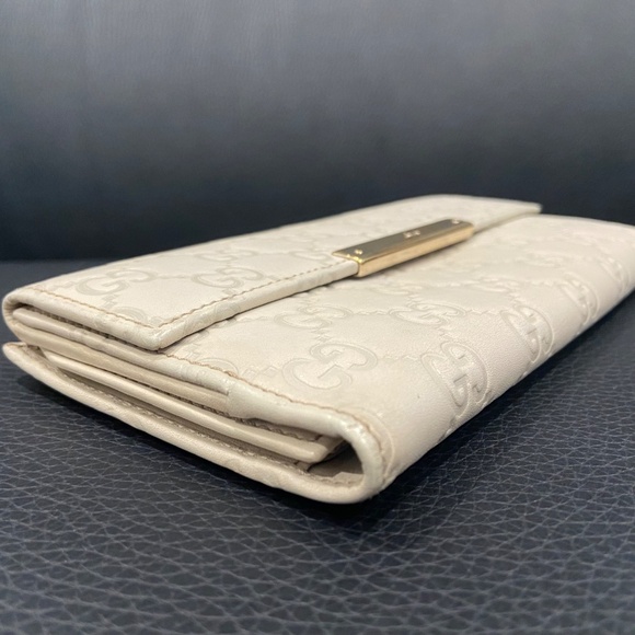 Gucci Margaux Guccissima Leather Long Wallet – Embossed GG – Chain Not Included - Picture 8 of 16